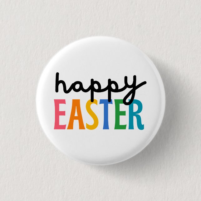 Happy Easter   Button (Front)