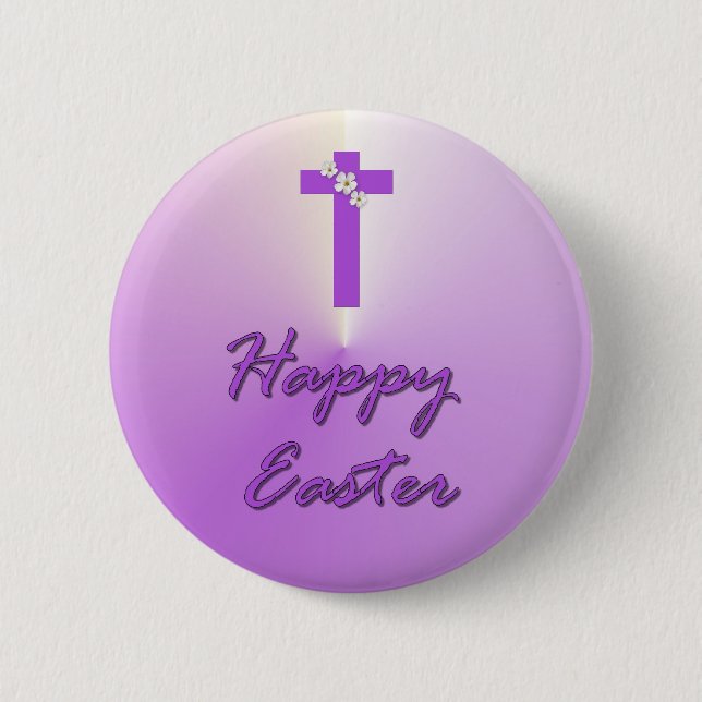 Happy Easter Button (Front)