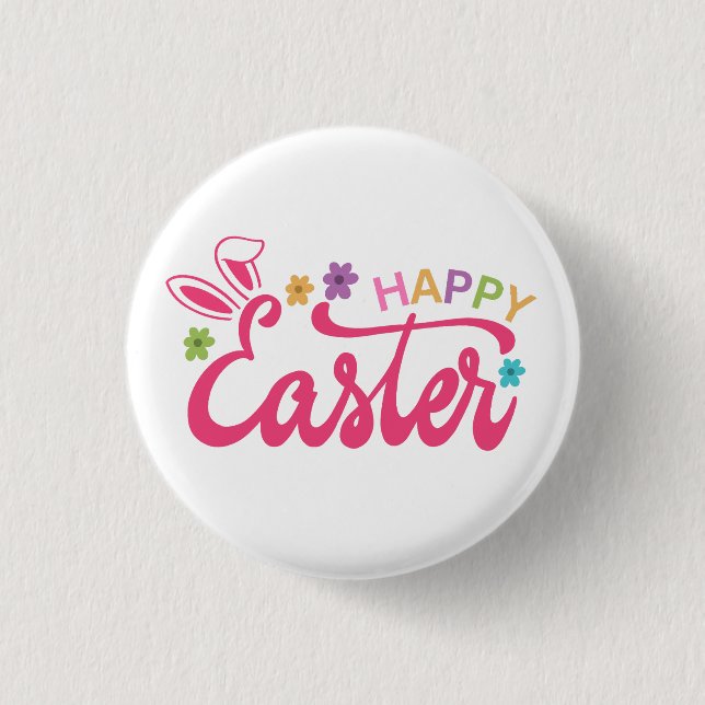 Happy Easter Button (Front)