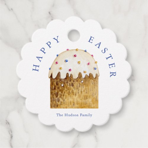Happy Easter Cake Favor Tags