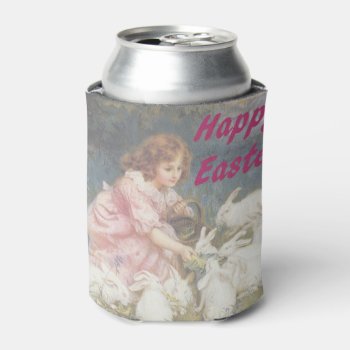 Happy Easter Can Cooler by InthePast at Zazzle