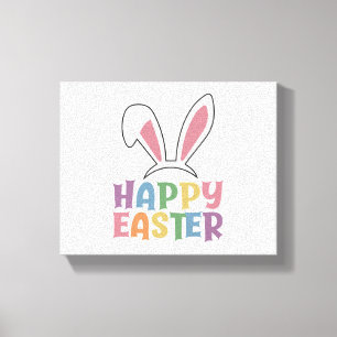 Happy Easter Canvas Print