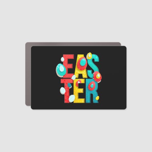 Happy Easter        Car Magnet
