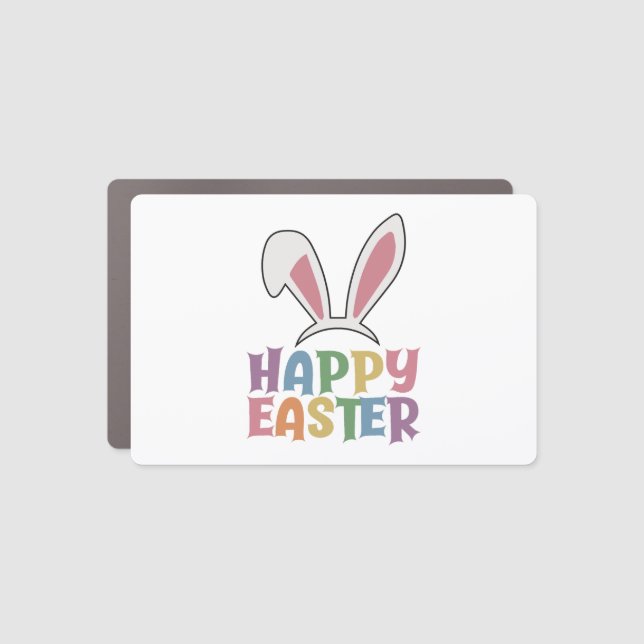 Happy Easter                        Car Magnet (Front)