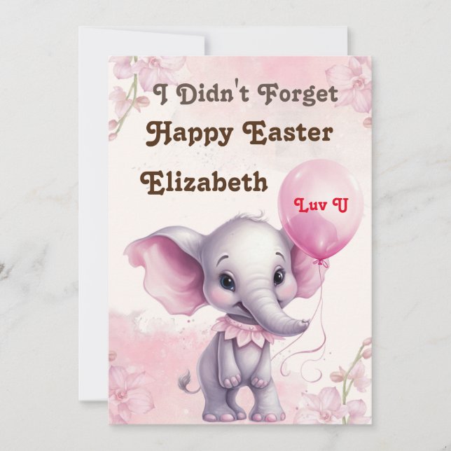 Happy Easter Card  (Front)