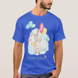 Happy Easter Card Cute Bunny 1171 T-Shirt