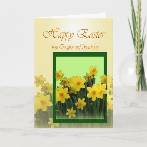 Happy Easter Card from Daughter and son in law