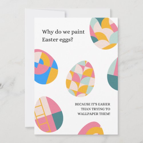 Happy Easter Card with Funny Joke