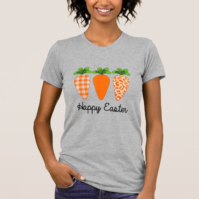 Happy Easter Carrot Cute Easter T-Shirt (Front)