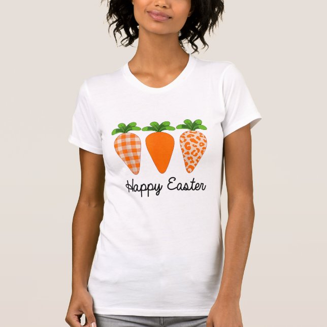 Happy Easter Carrot Cute Easter T-Shirt (Front)