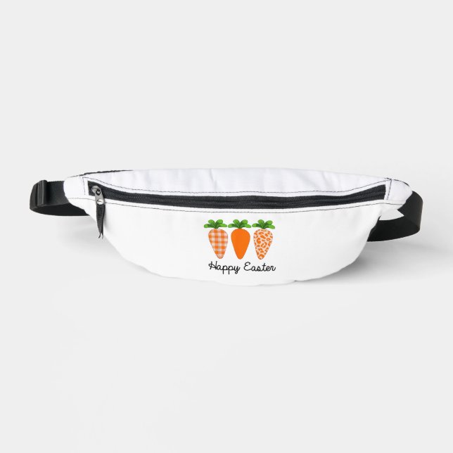Happy Easter Carrot Cute Easter T-Shirt Fanny Pack (Front)