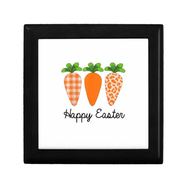 Happy Easter Carrot Cute Easter T-Shirt Gift Box (Front)