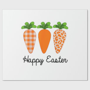 Happy Easter Carrot Cute Easter T-Shirt Wrapping Paper