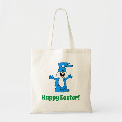 Happy Easter Cartoon Bunny Tote Bag