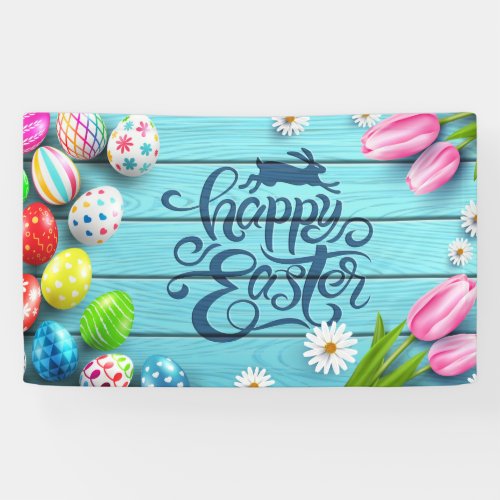 Happy Easter Celebration Banner