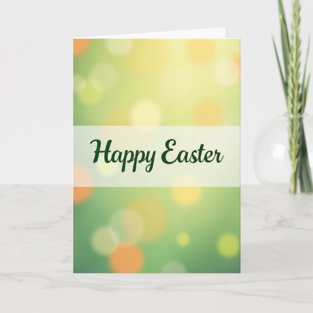 Happy Easter Celebration Card (Front)