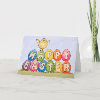 Happy Easter Chick - Greeting Card