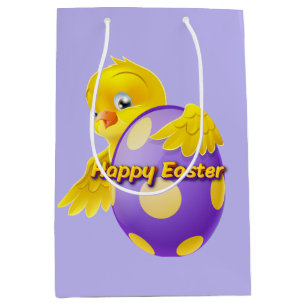 Happy Easter Chick  Medium Gift Bag