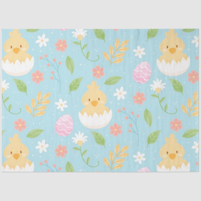 Happy Easter Chicken Tissue Paper (Front)