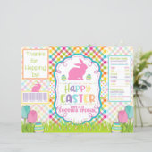 Happy Easter Chip Wrapper Favor Bag Goody bag (Standing Front)