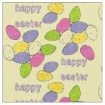 Happy Easter Chocolate Malted Egg Candy Sweets Fabric