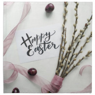 HAPPY EASTER CLOTH NAPKIN