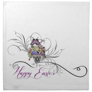 Happy Easter Cloth Napkin