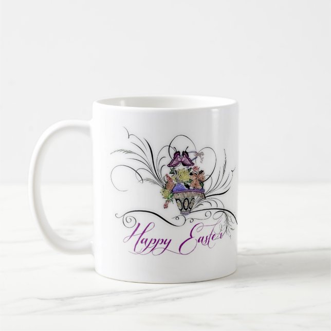 Happy Easter Coffee Mug (Left)