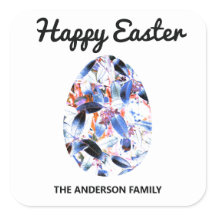 Happy Easter Colorful Egg Springtime