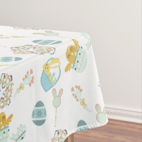 Happy Easter Colorful  Tablecloth