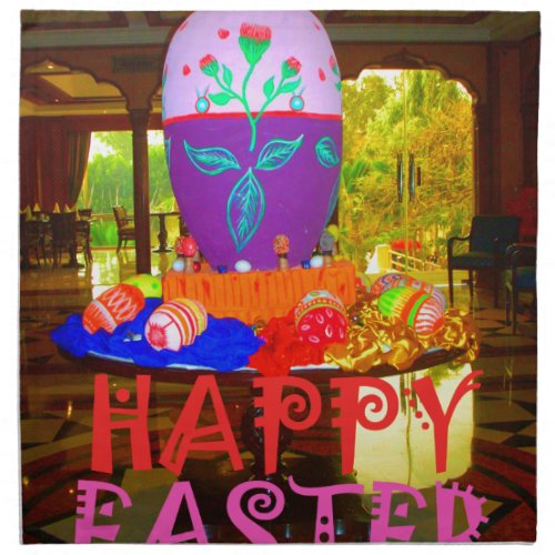 Happy Easter Colors Napkin