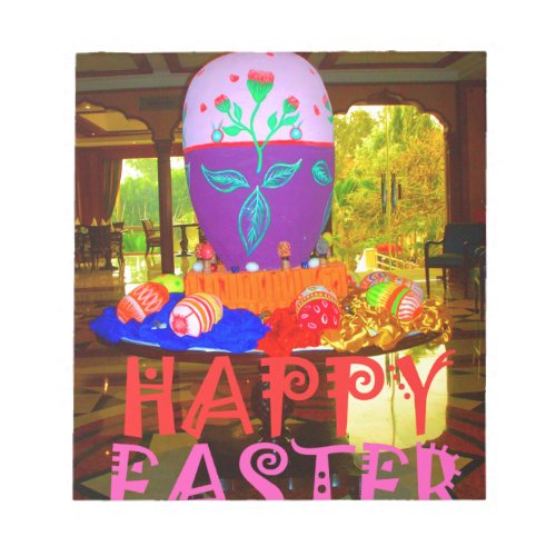 Happy Easter Colors Notepad