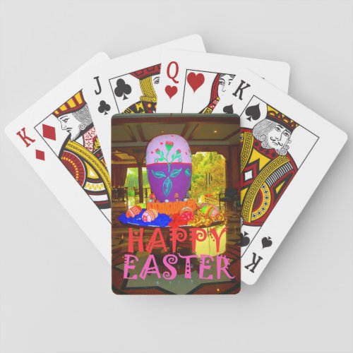 Happy Easter Colors Playing Cards