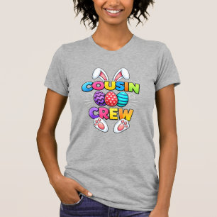 Happy Easter Cousin Crew Bunny Family Matching Eas T-Shirt