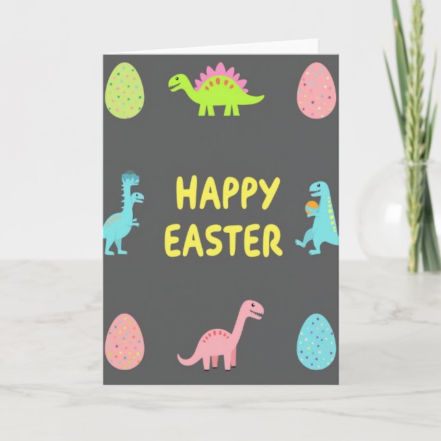 Happy Easter Creature Card (Front)