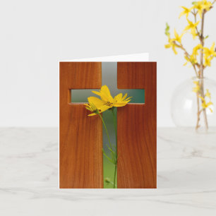 Happy Easter Cross Card