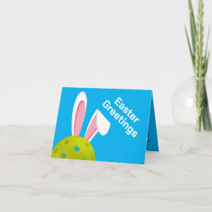 Happy Easter, custom text + background color Card