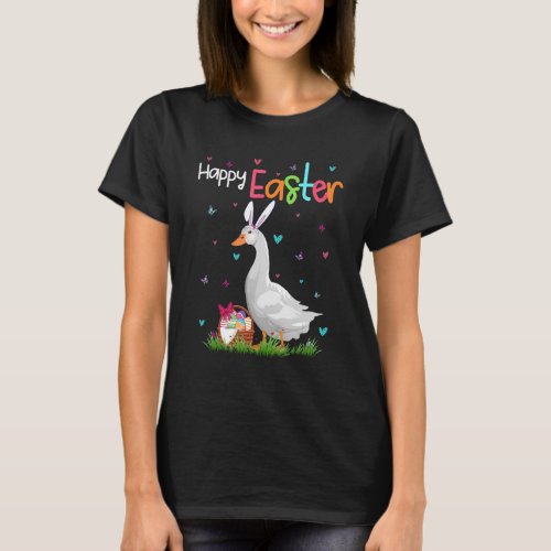 Happy Easter Cute Bunny Dachshund Cute Dachshund T_Shirt