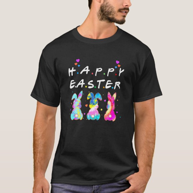 Happy Easter Cute Bunny Family Matching Easter 202 T-Shirt (Front)