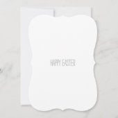 Happy easter. Cute bunny whit eggs (Back)