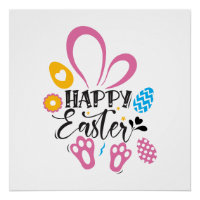 Happy Easter Poster Printable