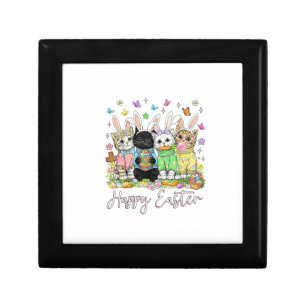 Happy Easter Cute Cat Lover Bunny Easter Day Women Gift Box