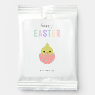 Happy Easter Cute Chick Peep Pastel Typography Lemonade Drink Mix