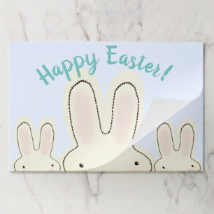 Happy Easter Cute Easter Bunny rabbit placemats