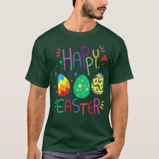 Happy easter Cute Egg Christian or Catholic Holida T-Shirt
