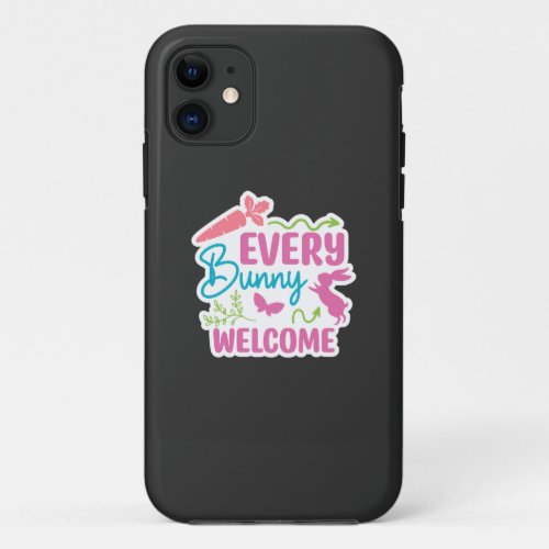 Happy Easter Cute Eggs iPhone 11 Case