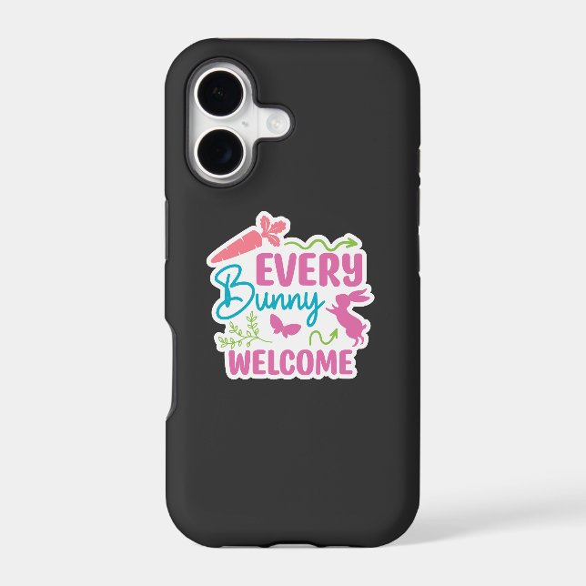 Happy Easter. Cute Eggs Iphone Case (Back)