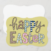 Happy Easter Cute Floral Bunny Spring Leopard (Front/Back)