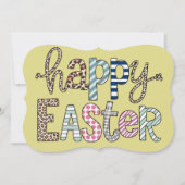 Happy Easter Cute Floral Bunny Spring Leopard (Front)