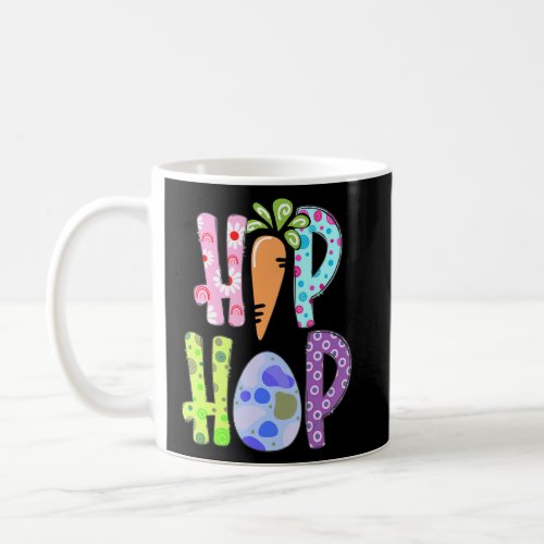 Happy Easter Cute Leopard Bunny Hip Hop Easter Bun Coffee Mug